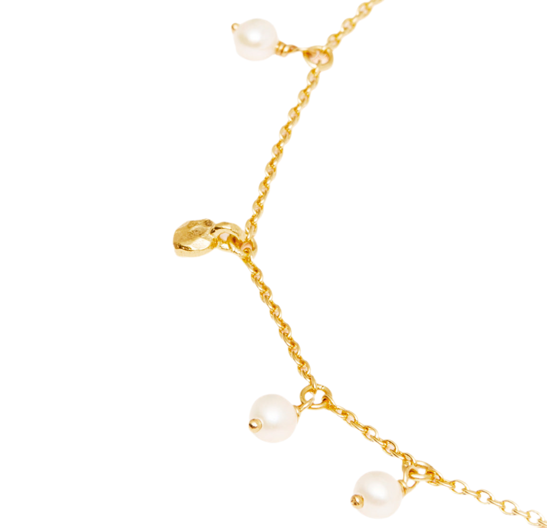 ENDLESS GRACE PEARL CHOKER - GOLD