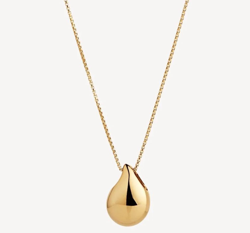 SUNSHOWER SMALL PENDANT (YELLOW GOLD PLATED)