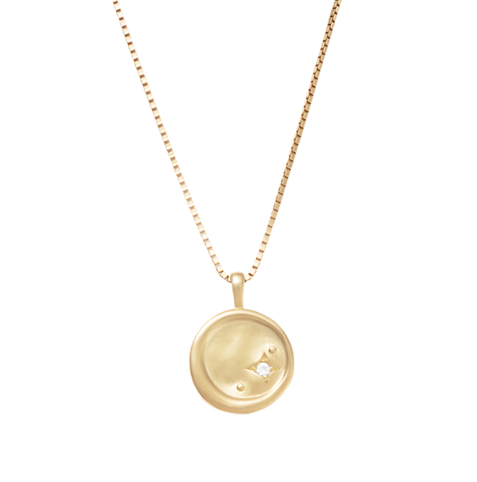 MOONRISE NECKLACE - 18K GOLD PLATED