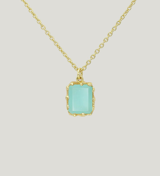 AQUA CHALCEDONY NECKLACE