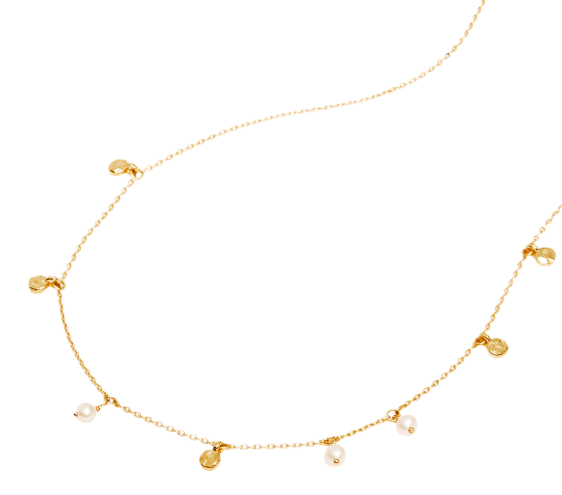 ENDLESS GRACE PEARL CHOKER - GOLD