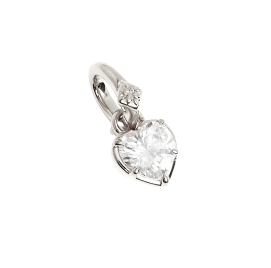 RADIANT HEART ANNEX LINK PENDANT - SILVER