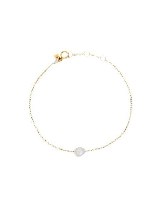 14K SOLID GOLD TRANQUILITY BRACELET