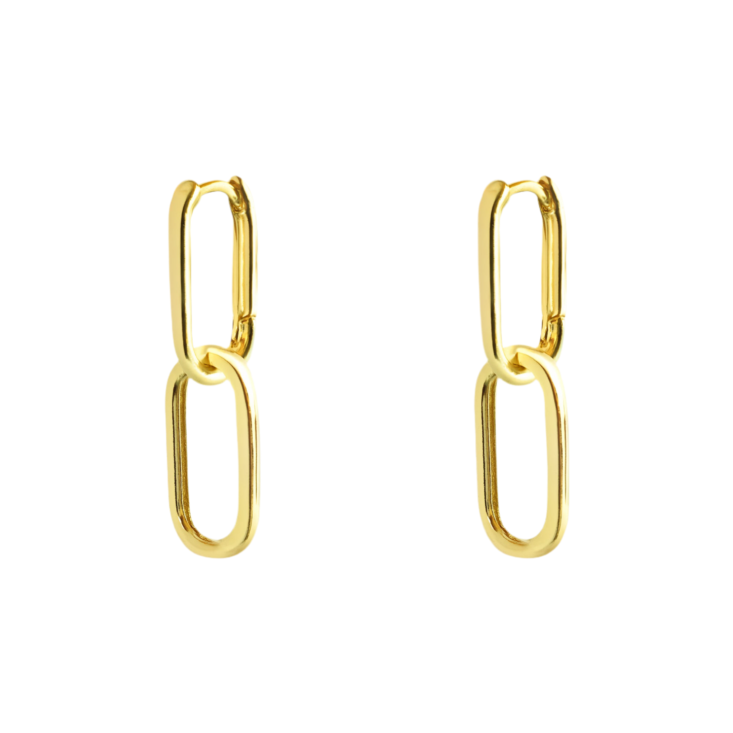 GOLD INTERLOCKED PAPER CLIP HUGGIES