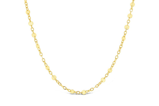 FLAT DISC NECKLACE