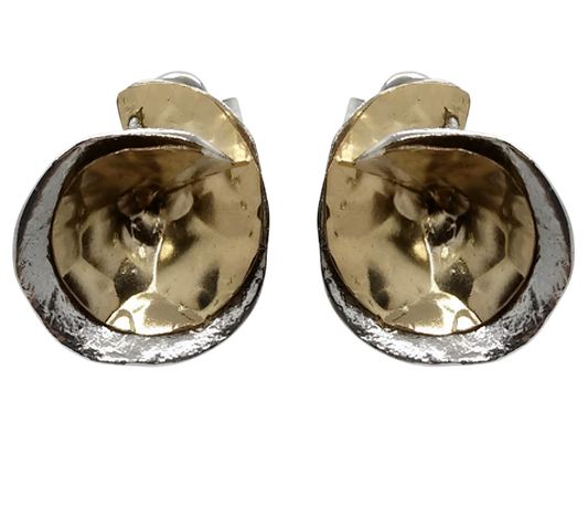 CONE EARRINGS WITH GOLD FILLED CENTRE