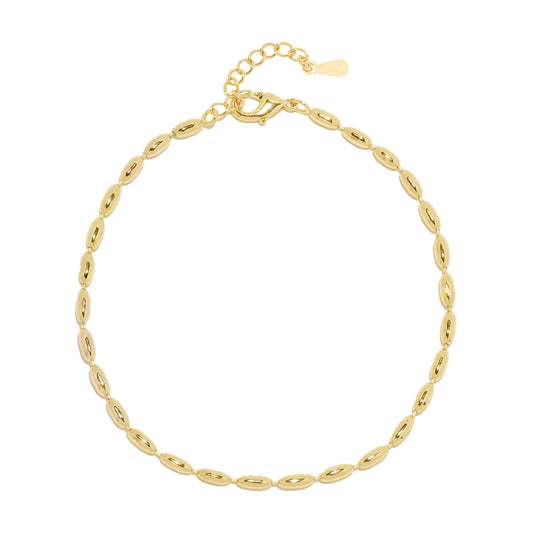 GOLD POD CHAIN BRACELET