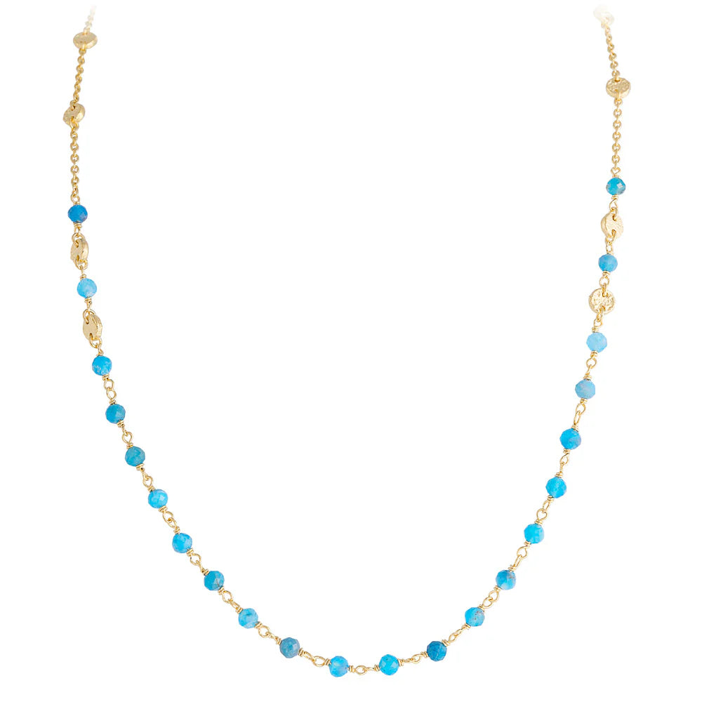 BLUE GROTTO ANTIQUE NECKLACE