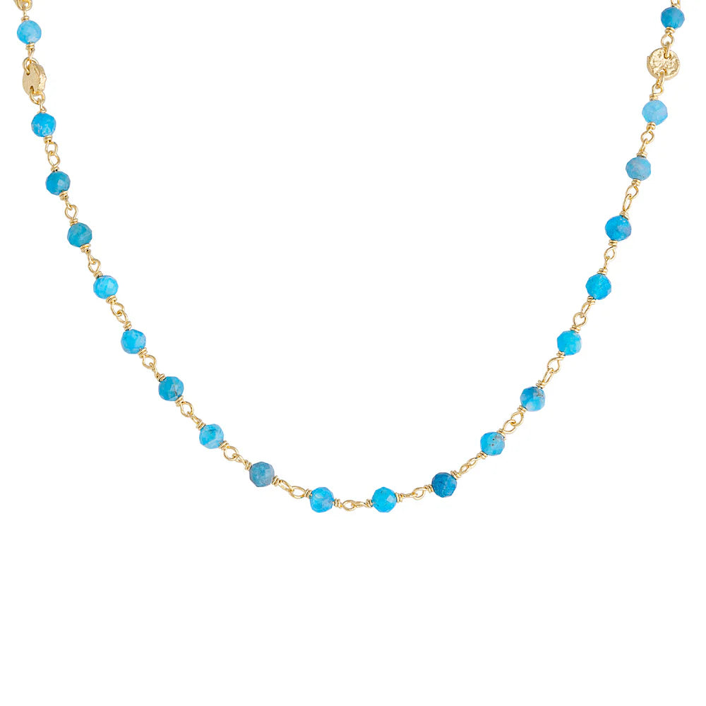 BLUE GROTTO ANTIQUE NECKLACE