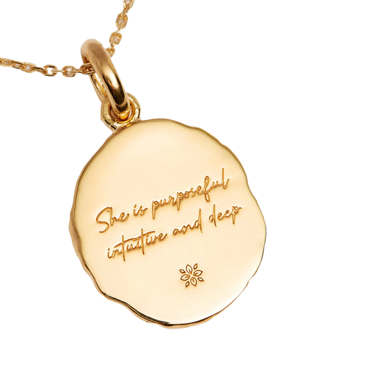 SHE IS ZODIAC SCORPIO GOLD