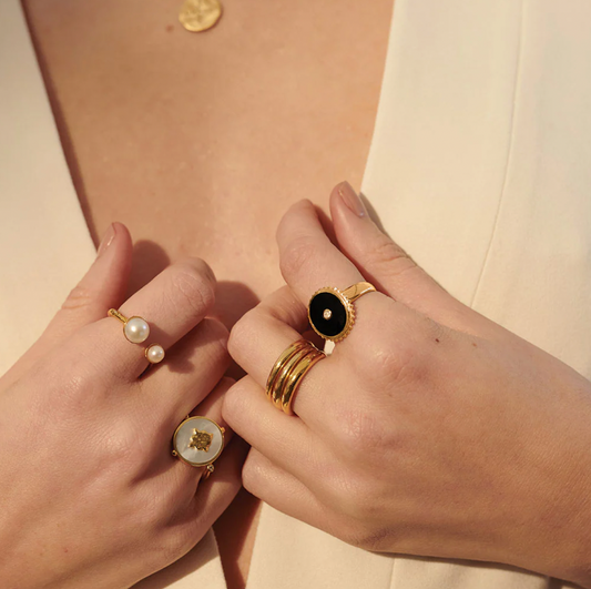 HALCYON EQUILIBRIUM RING - GOLD