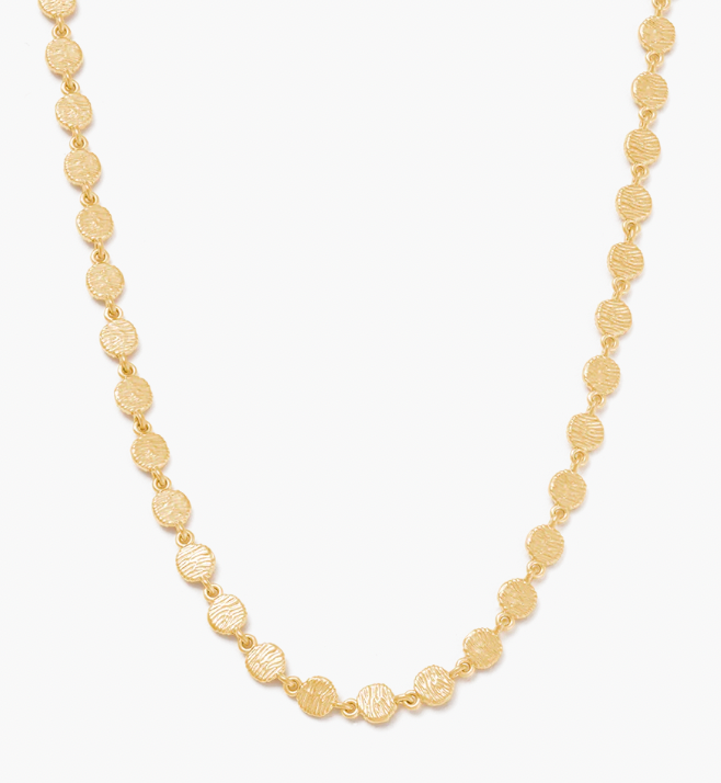 REFLECTION CHAIN NECKLACE - 18K GOLD PLATED