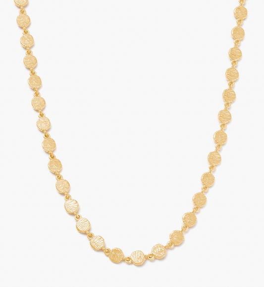 REFLECTION CHAIN NECKLACE - 18K GOLD PLATED