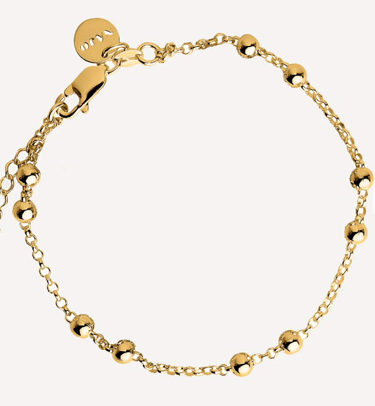 MATTINA SINGLE BRACELET (YELLOW GOLD PLATED)