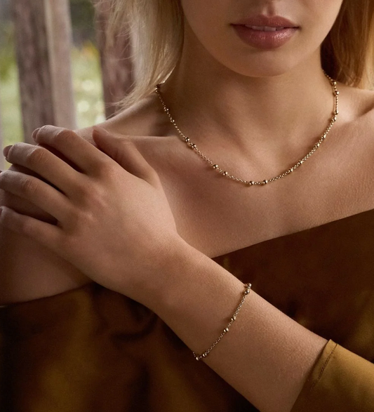 MATTINA SINGLE BRACELET (YELLOW GOLD PLATED)