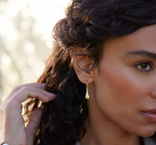 MY SILENT TEARS EARRINGS (ROSE GOLD PLATED)