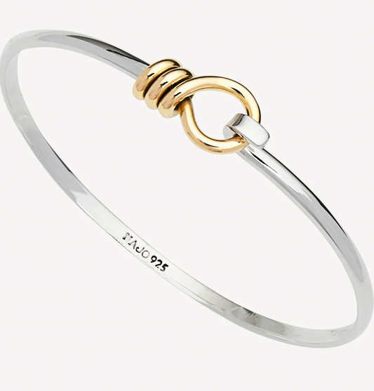 HIGHFIELD CUFF (STERLING SILVER AND YELLOW GOLD PLATED)
