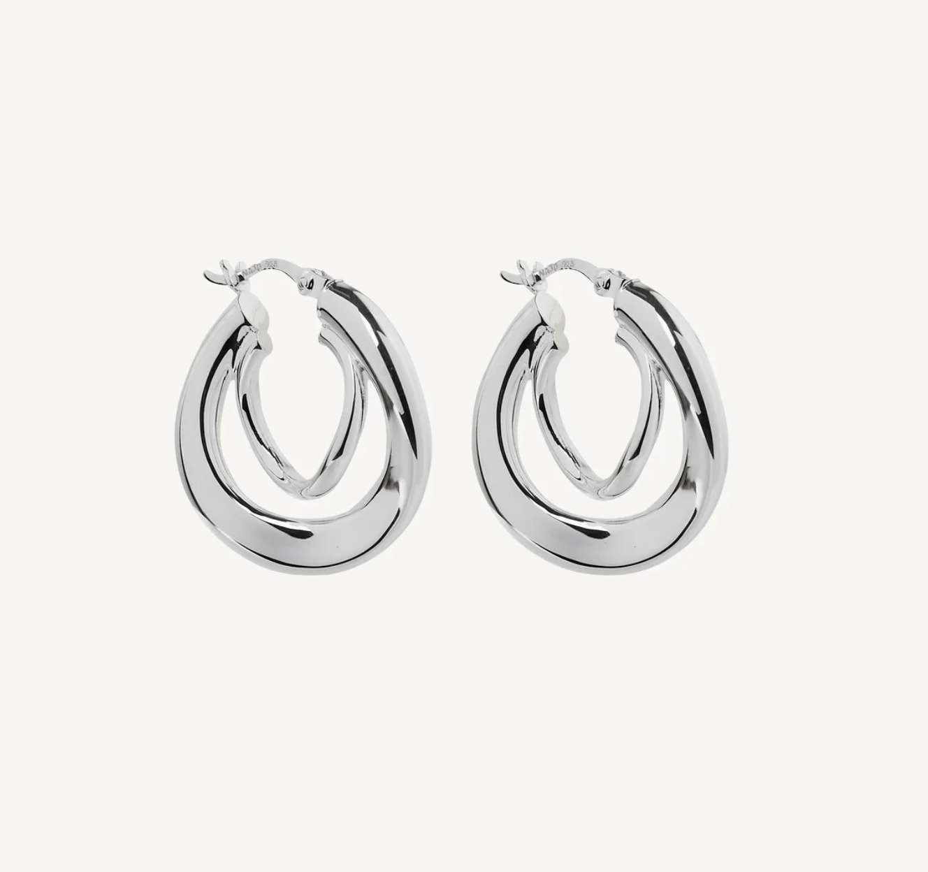 STRUDEL HOOPS SMALL (STERLING SILVER)