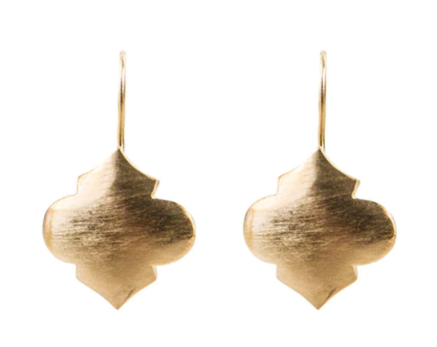 MOROCCAN DROP EARRINGS - GOLD.