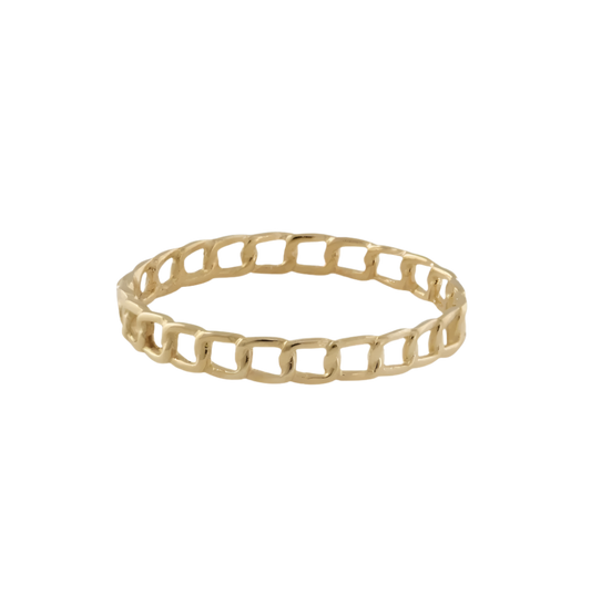 FINE RIDGID CHAIN RING VON TRESKOW LUXE