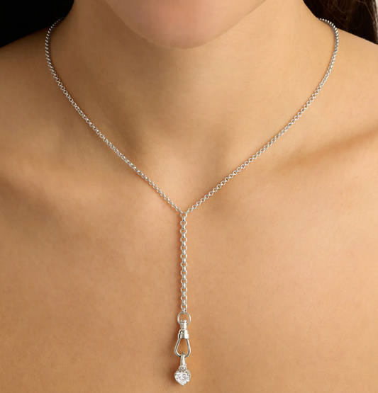 RADIANT HEART ANNEX LINK PENDANT - SILVER