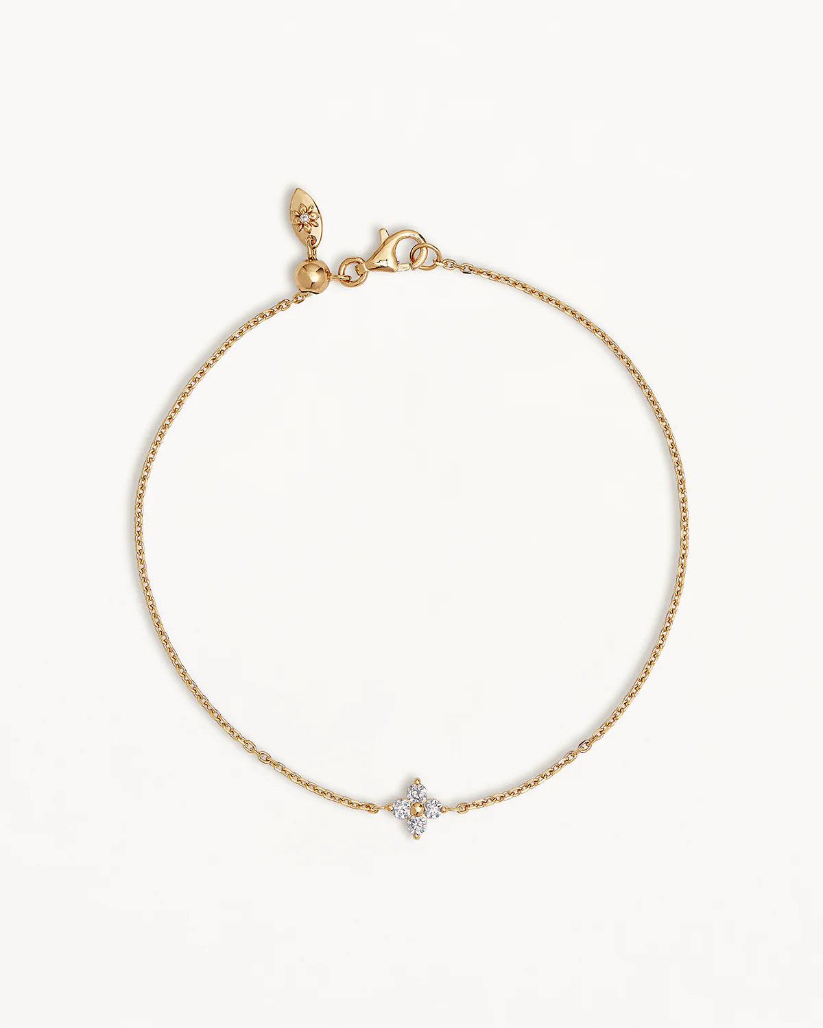 18k Gold Vermeil Crystal Bloom Bracelet