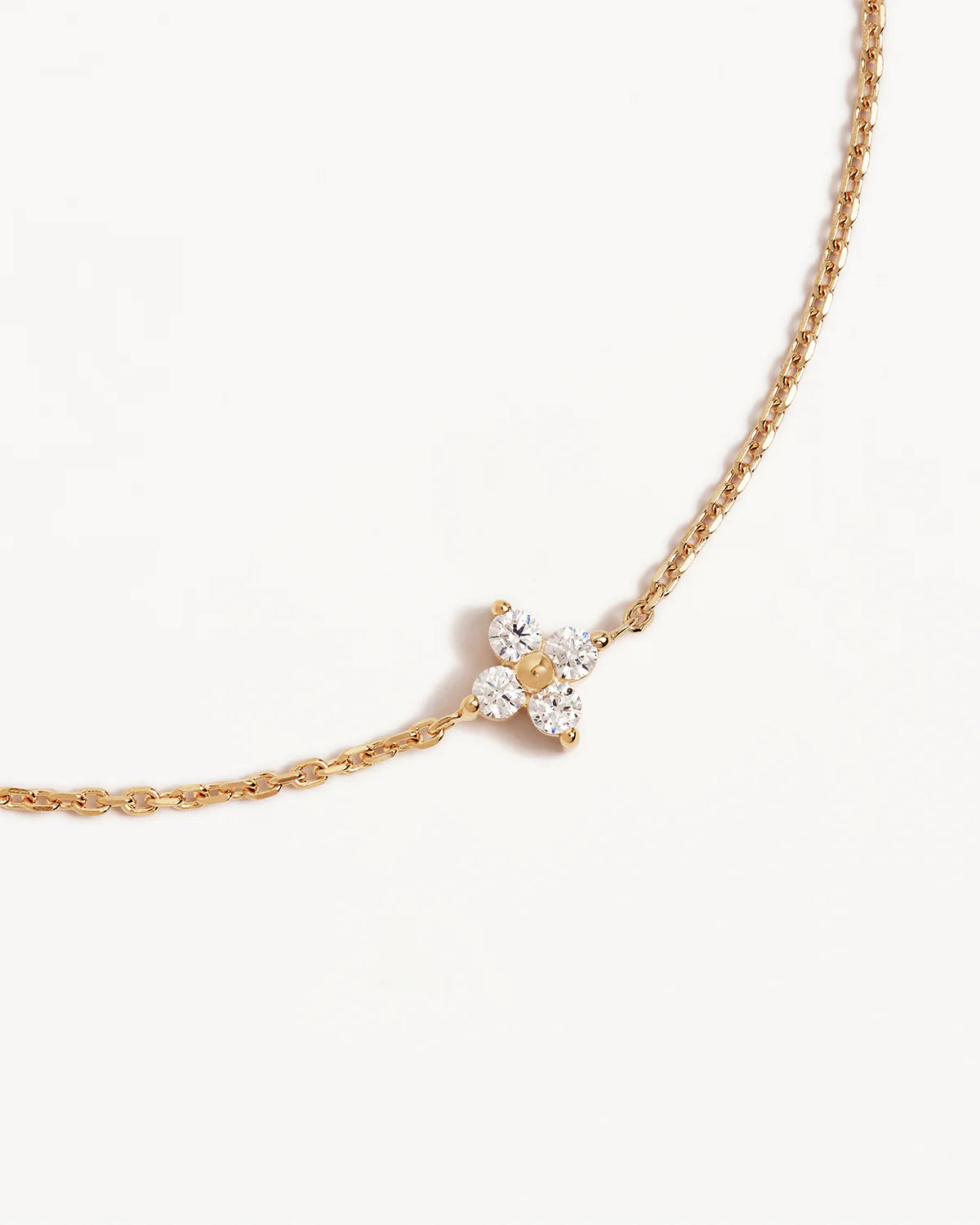 18k Gold Vermeil Crystal Bloom Bracelet