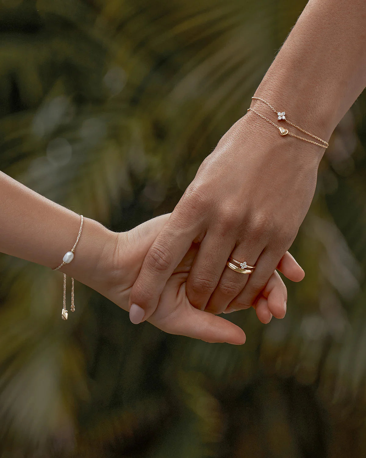 18k Gold Vermeil Crystal Bloom Bracelet