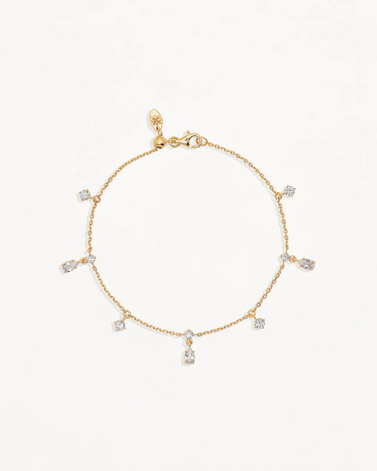 NO RAIN, NO FLOWERS 18K GOLD PLATED VERMEIL