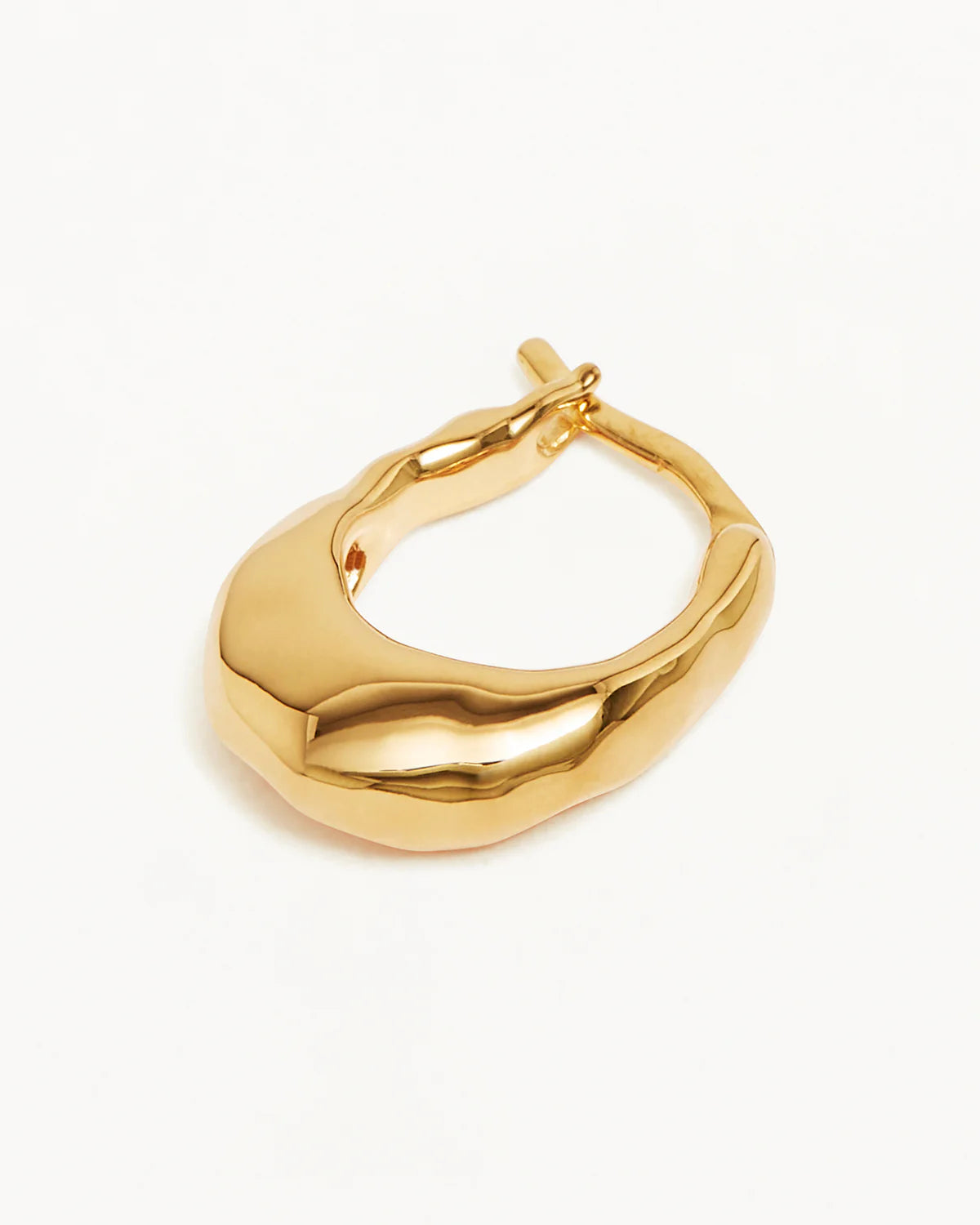 RADIANT ENERGY SMALL HOOPS 18K GOLD VERMEIL
