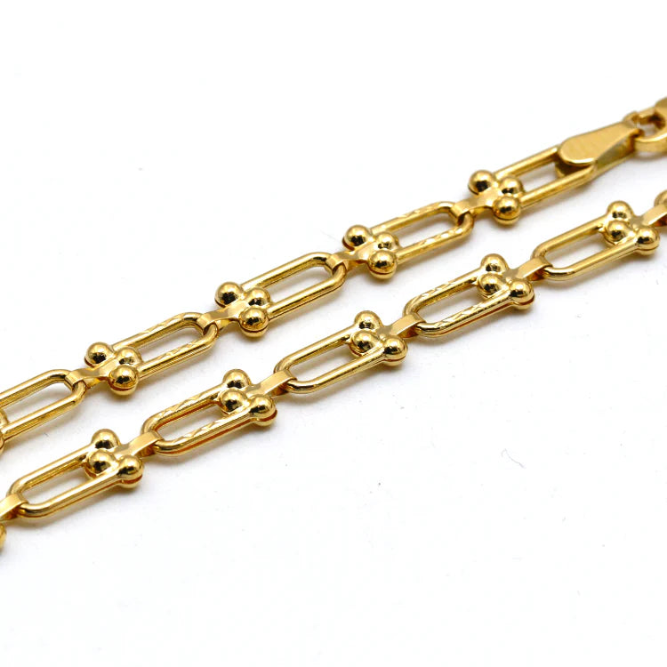 BEADED U-CLIP LINK BRACELET