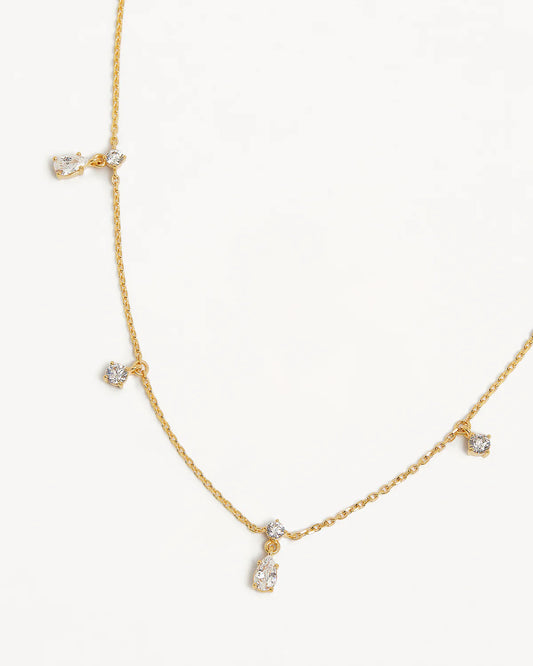 NO RAIN, NO FLOWERS CHOKER 18K GOLD VERMEIL