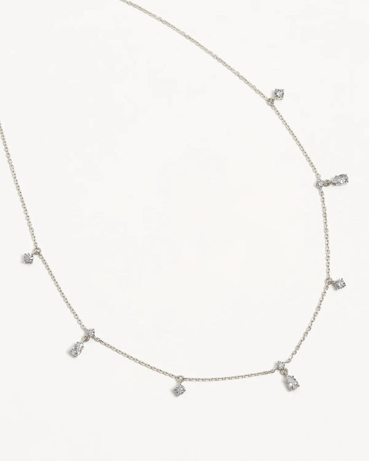 NO RAIN, NO FLOWERS CHOKER SILVER