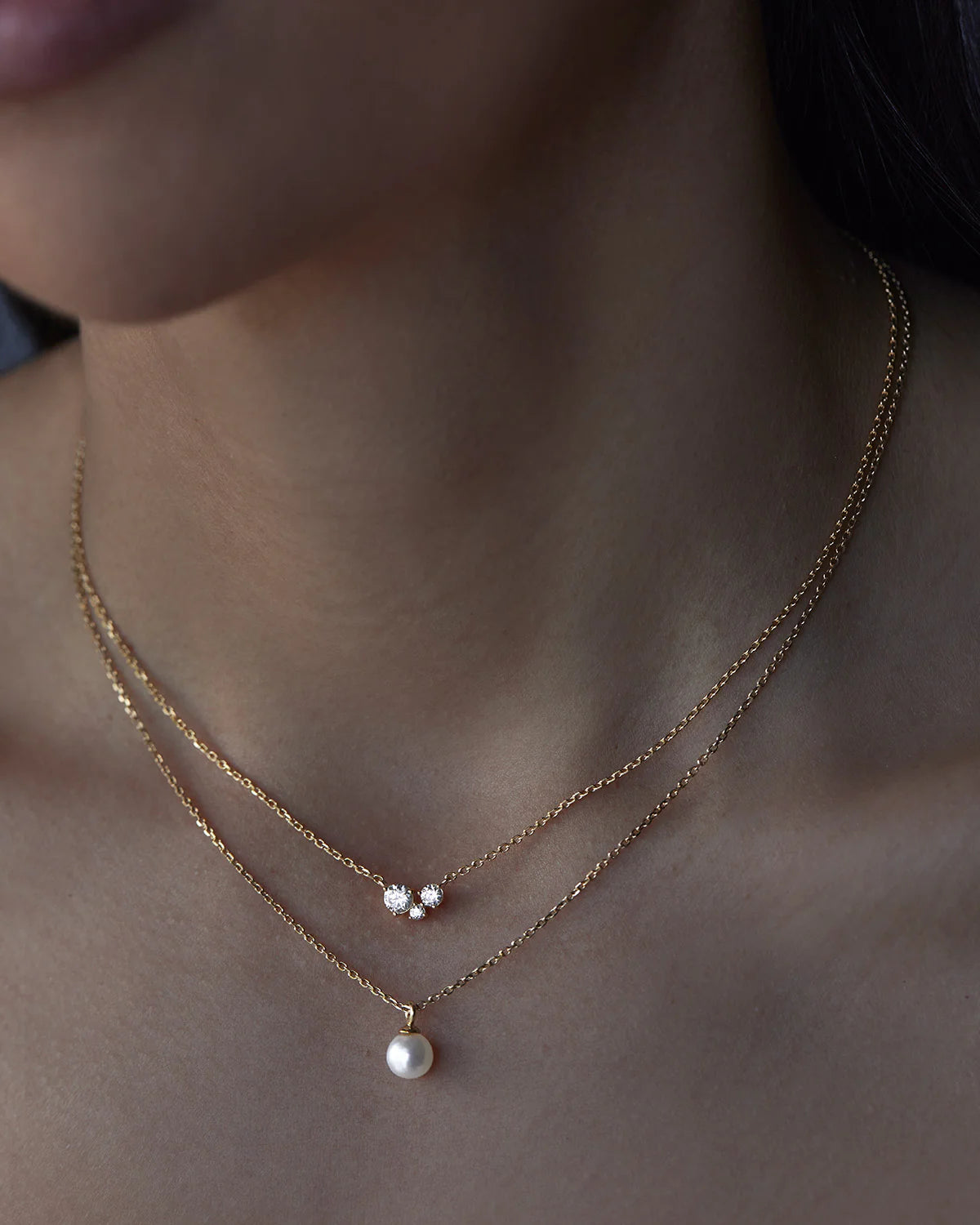 18K GOLD VERMEIL WHISPERS OF LOVE NECKLACE