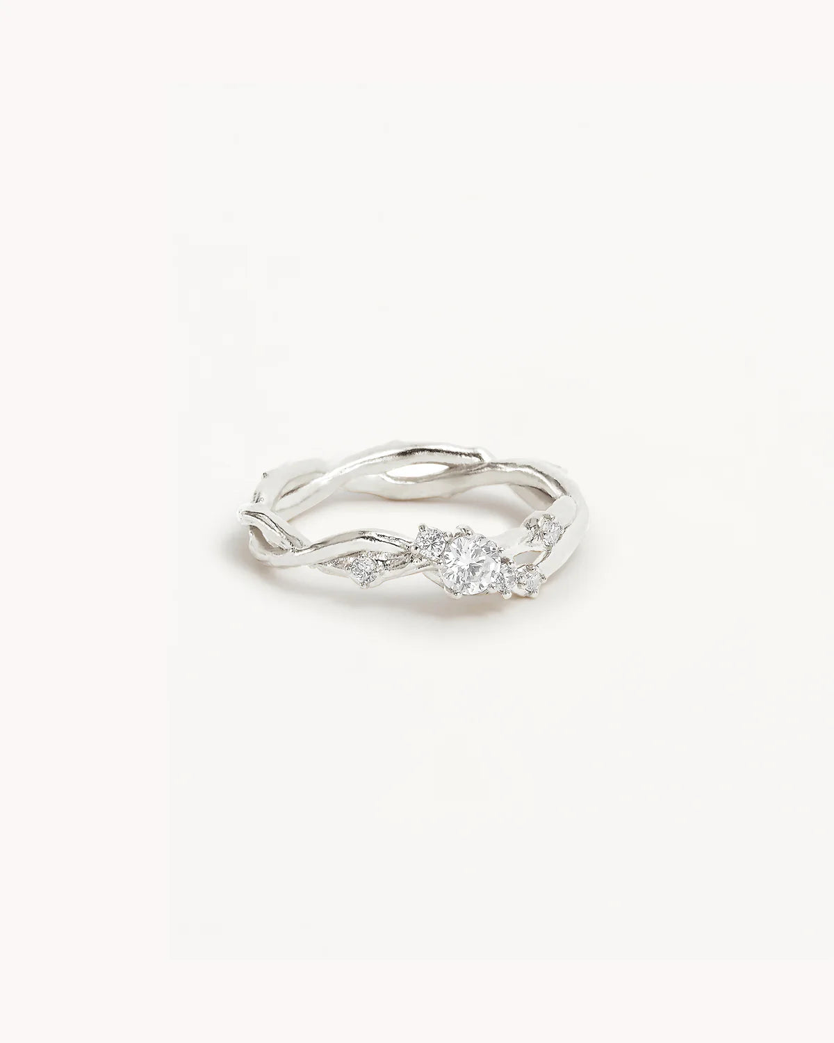 Sterling Silver No Rain, No Flowers Ring
