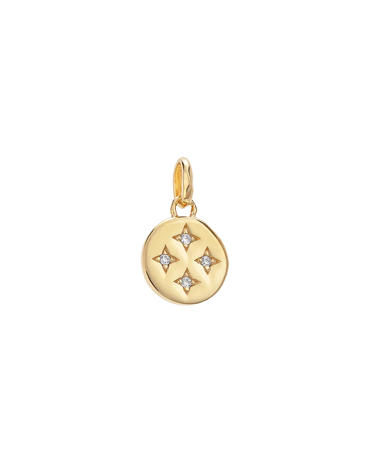 TINY CONSTELLATION CHARM - YELLOW GOLD PLATED