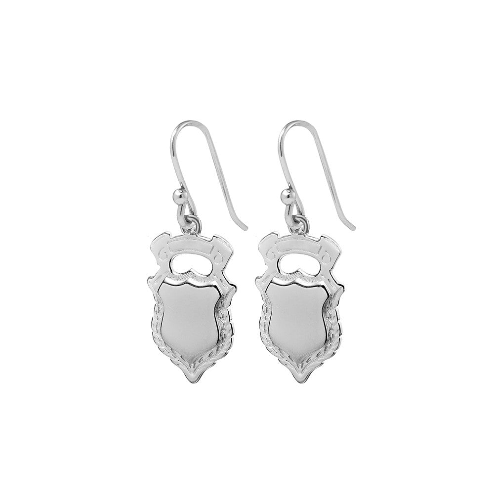 SHEILD EARRINGS SILVER