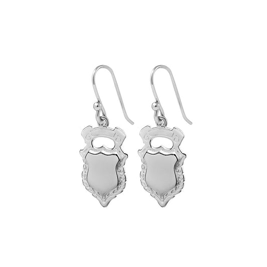 SHEILD EARRINGS SILVER