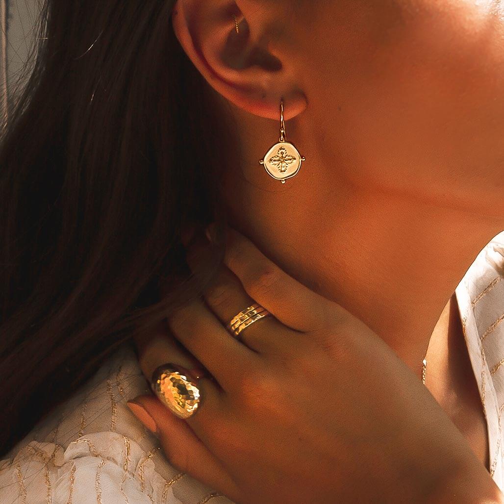 SAHARA GOLD EARRINGS