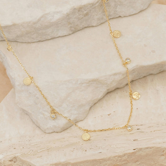 GOLD SAFE IN YOUR SOUL CHOKER