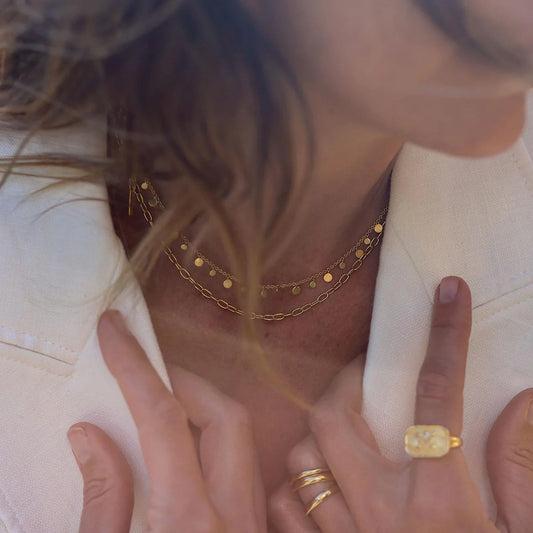 COIN CHOKER - GOLD