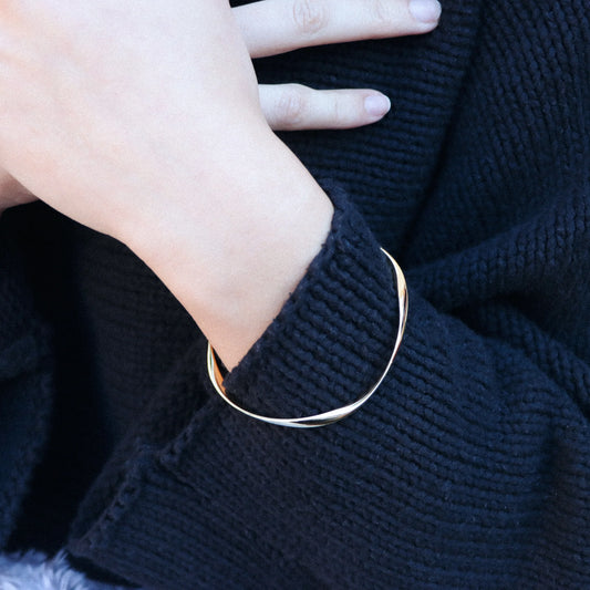 GARDEN OF EDEN BANGLE (YELLOW GOLD PLATED)