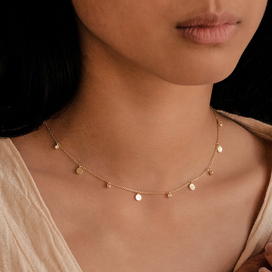 GOLD SAFE IN YOUR SOUL CHOKER