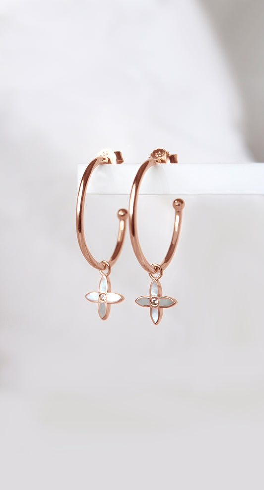 DESERT FLOWER FLORAL HOOPS