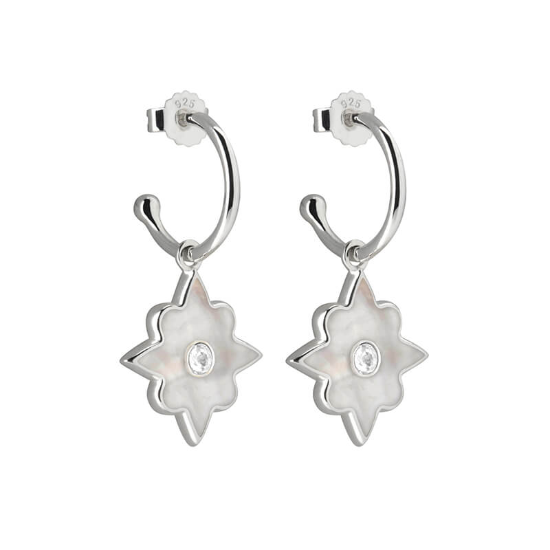 TEMPLE MOON SMALL HOOPS