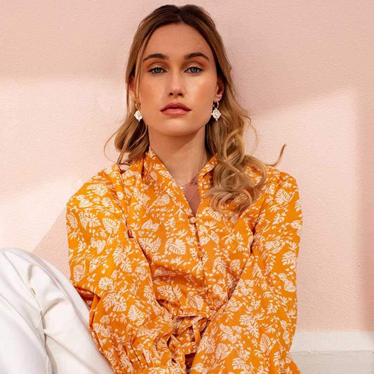 OVAL EARRINGS - ROSE GOLD