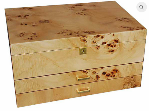 WOOD FINISH JEWELLERY BOX X-LARGE