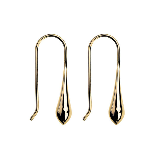 NAJO MY SILENT TEARS EARRINGS (YELLOW GOLD PLATED)