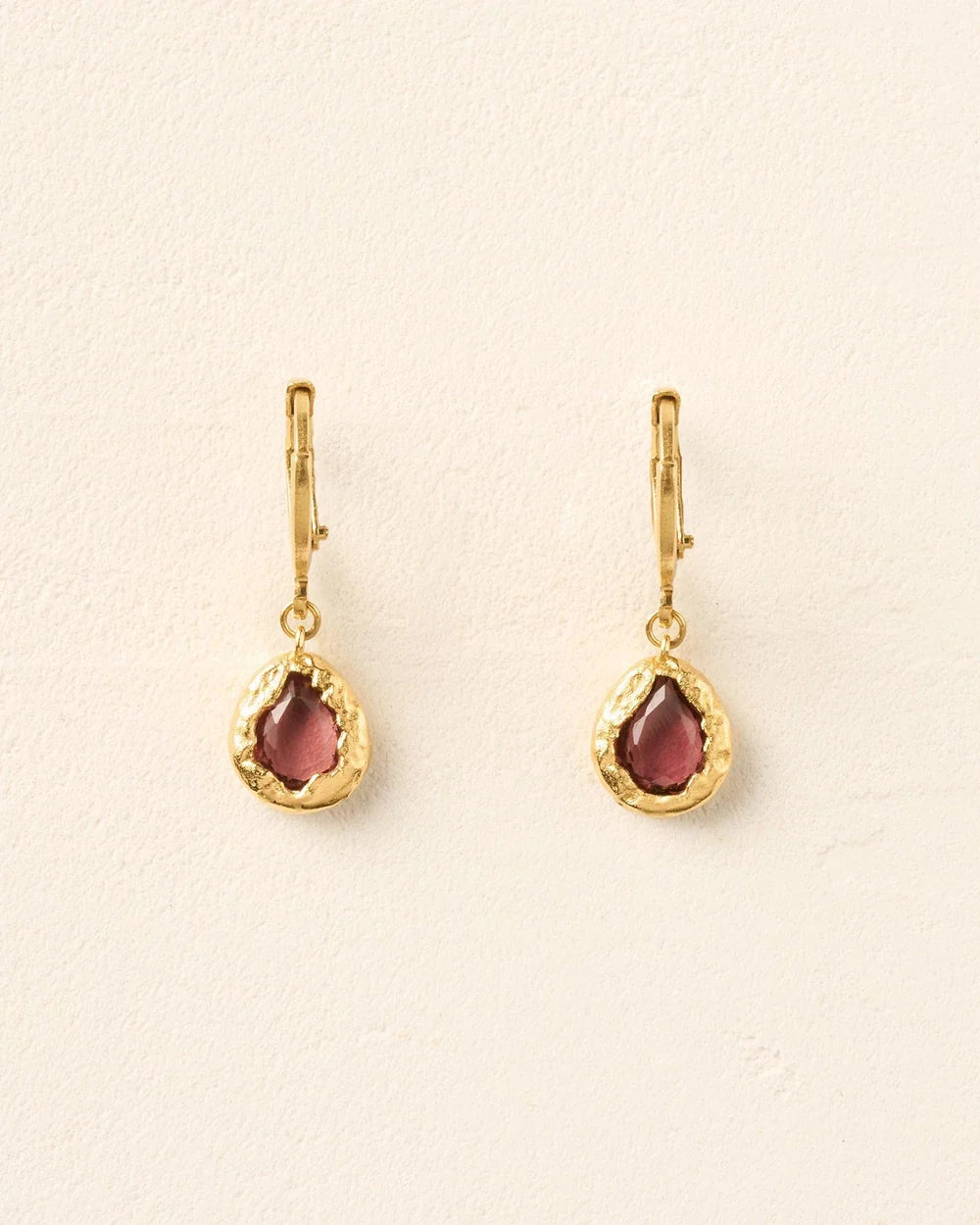 LYSIA ROSEWOOD EARRINGS