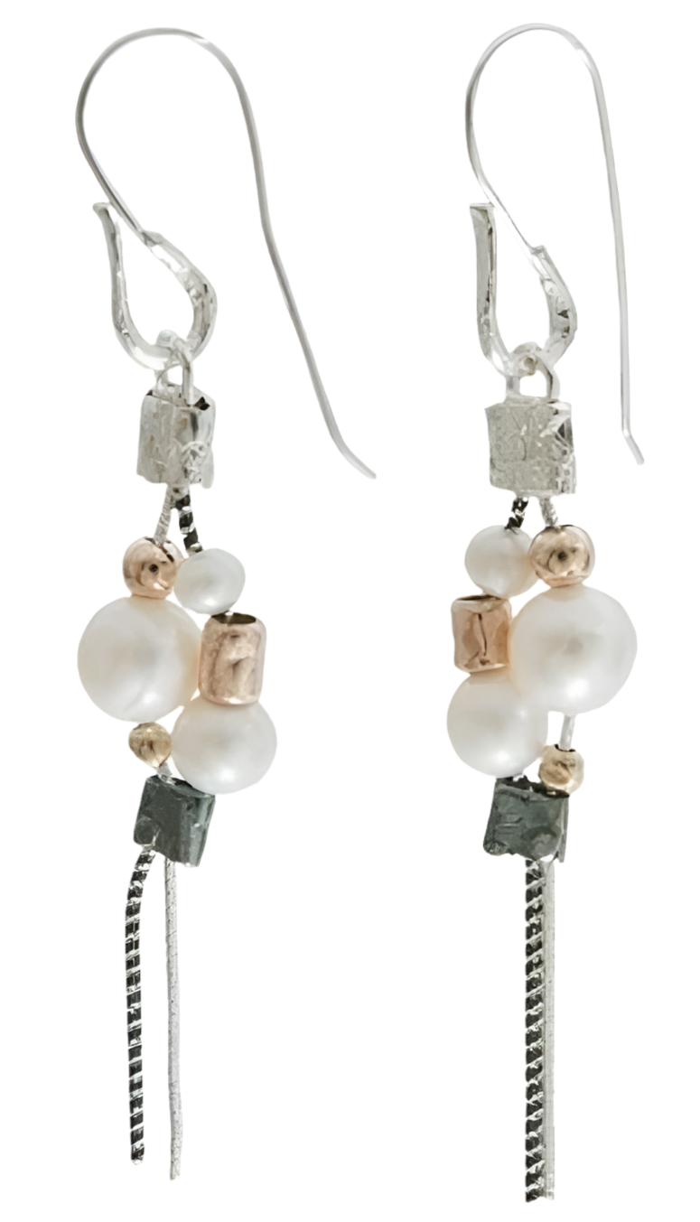 EARRINGS PEARL CLUSTER